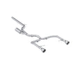 MBRP cat-back exhaust system fits 2022-2023 VW 2.5 inch dual split rear exit Armor Pro Series T304 stainless steel S4615304