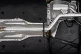 MBRP cat-back exhaust system fits 2022-2024 VW 2.5 inch dual split rear exit Armor Pro Series T304 stainless steel S4617304