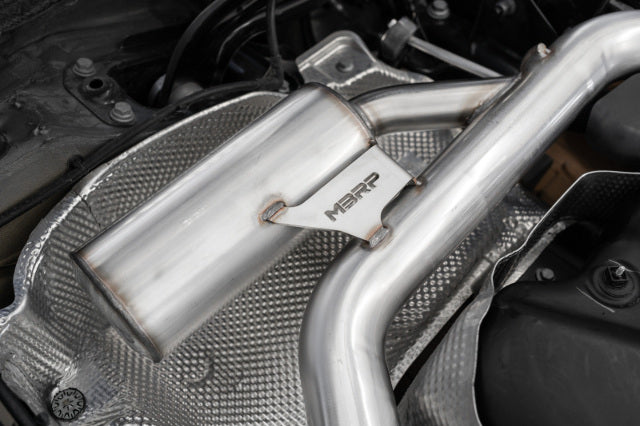 MBRP cat-back exhaust system fits 2022-2024 VW 2.5 inch dual split rear exit Armor Pro Series T304 stainless steel S4617304