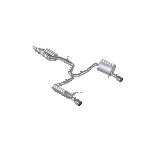 MBRP cat-back exhaust system fits 2017-2018 VW 2.5 inch Armor Pro Series T304 stainless steel S4618304