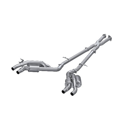 MBRP cat-back exhaust system fits Kia STI 2.5 inch dual split rear exit Armor Pro Series T304 stainless steel S4708304