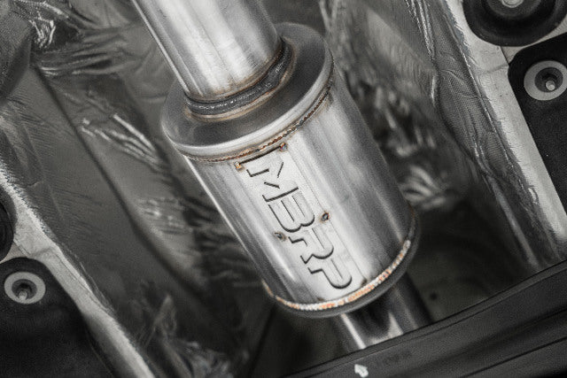 MBRP cat-back exhaust system dual split rear exit Armor Pro Series T304 stainless steel S47093CF