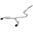 MBRP cat-back exhaust system dual split rear exit Armor Pro Series T304 stainless steel S47103CF