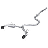 MBRP cat-back exhaust system dual split rear exit Armor Pro Series T304 stainless steel S47103CF