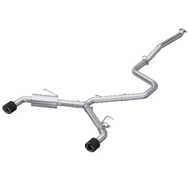 MBRP cat-back exhaust system dual split rear exit Armor Pro Series T304 stainless steel S47103CF