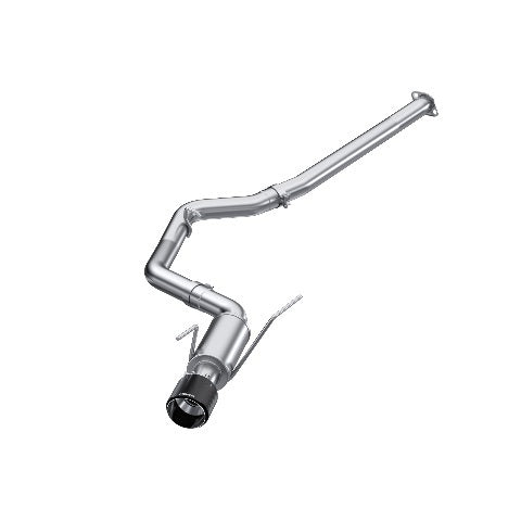 MBRP cat-back exhaust system fits 2015-2021 Subaru WRX single rear exit Armor Pro Series T304 stainless steel carbon fiber tip S48033CF