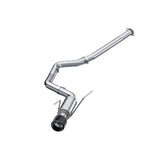 MBRP cat-back exhaust system fits 2015-2021 Subaru WRX single rear exit Armor Pro Series T304 stainless steel carbon fiber tip S48033CF