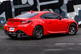 Fits 2013-2016 Scion FR-S 3in. Cat Back; Dual Split Rear; T304; BE Tip-S48043BE