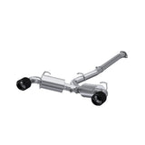 MBRP cat-back exhaust system 3 inch dual split rear exit Armor Pro Series T304 stainless steel carbon fiber tip S48043CF