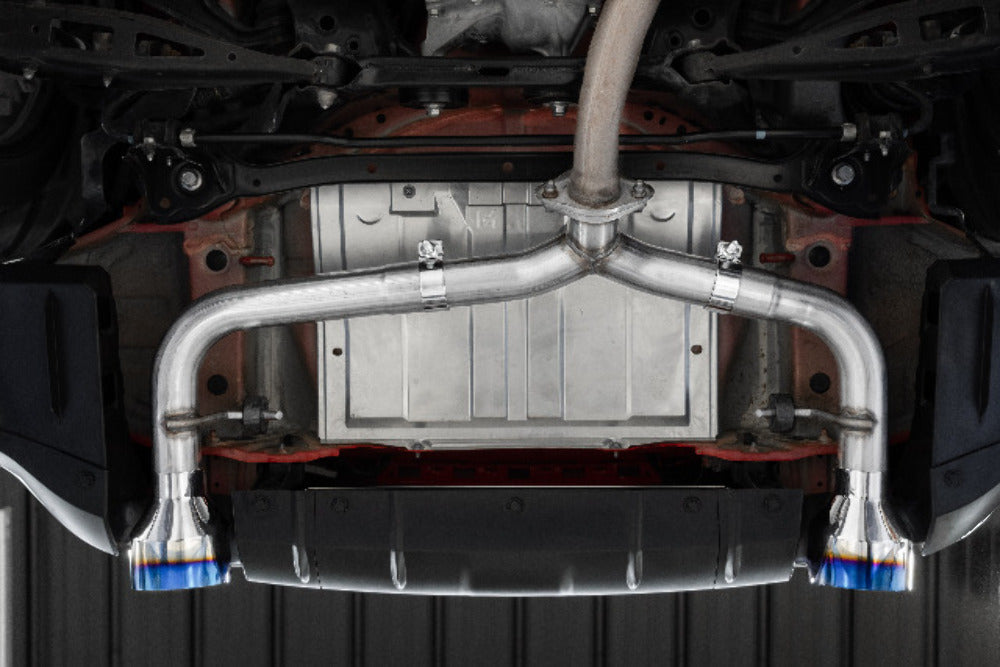 MBRP axle-back exhaust system fits 2022-2024 Subaru 2.5 inch dual rear exit Armor Pro Series T304 stainless steel S48053BE