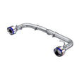 MBRP axle-back exhaust system fits 2022-2024 Subaru 2.5 inch dual rear exit Armor Pro Series T304 stainless steel S48053BE