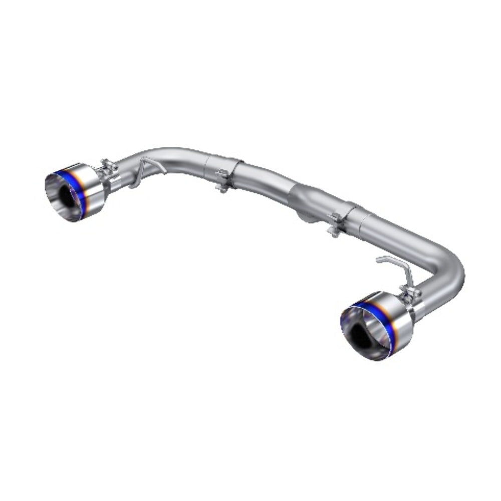 MBRP axle-back exhaust system fits 2022-2024 Subaru 2.5 inch dual rear exit Armor Pro Series T304 stainless steel S48053BE