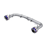 MBRP axle-back exhaust system fits 2022-2024 Subaru 2.5 inch dual rear exit Armor Pro Series T304 stainless steel S48053BE