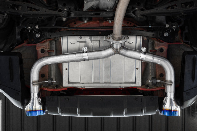 Fits 2022-2024 Subaru BRZ 2.5" Axle-Back; Dual Rear Exit; CF Tips - S48053CF