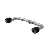 MBRP axle-back exhaust system fits 2022-2024 Subaru 2.5 inch dual rear exit Armor Pro Series T304 stainless steel carbon fiber tip S48053CF