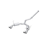 MBRP cat-back exhaust system fits Subaru WRX dual split rear exit Armor Pro Series T304 stainless steel S4807304