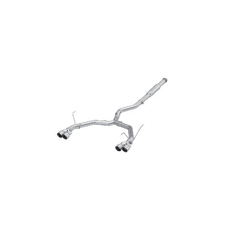 MBRP cat-back exhaust system fits Subaru WRX dual split rear exit Armor Pro Series T304 stainless steel S4808304