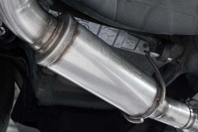 MBRP cat-back exhaust system fits 2022-2024 Subaru WRX single rear exit Armor Pro Series T304 stainless steel carbon fiber tip S48093CF