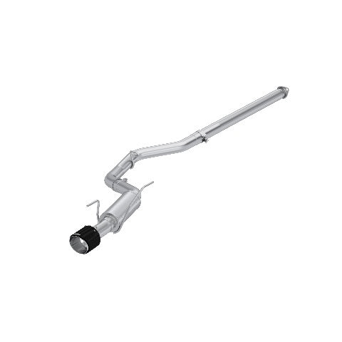 MBRP cat-back exhaust system fits 2022-2024 Subaru WRX single rear exit Armor Pro Series T304 stainless steel carbon fiber tip S48093CF