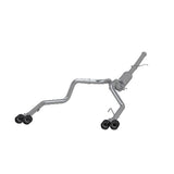 MBRP cat-back exhaust system fits 2019-2023 Chevy Silverado 1500 2.5 inch dual split rear exit Armor Pro Series T304 stainless steel S50053CF