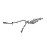 MBRP cat-back exhaust system fits Chevy Silverado 1500 Armor Plus Series T409 stainless steel S5008409