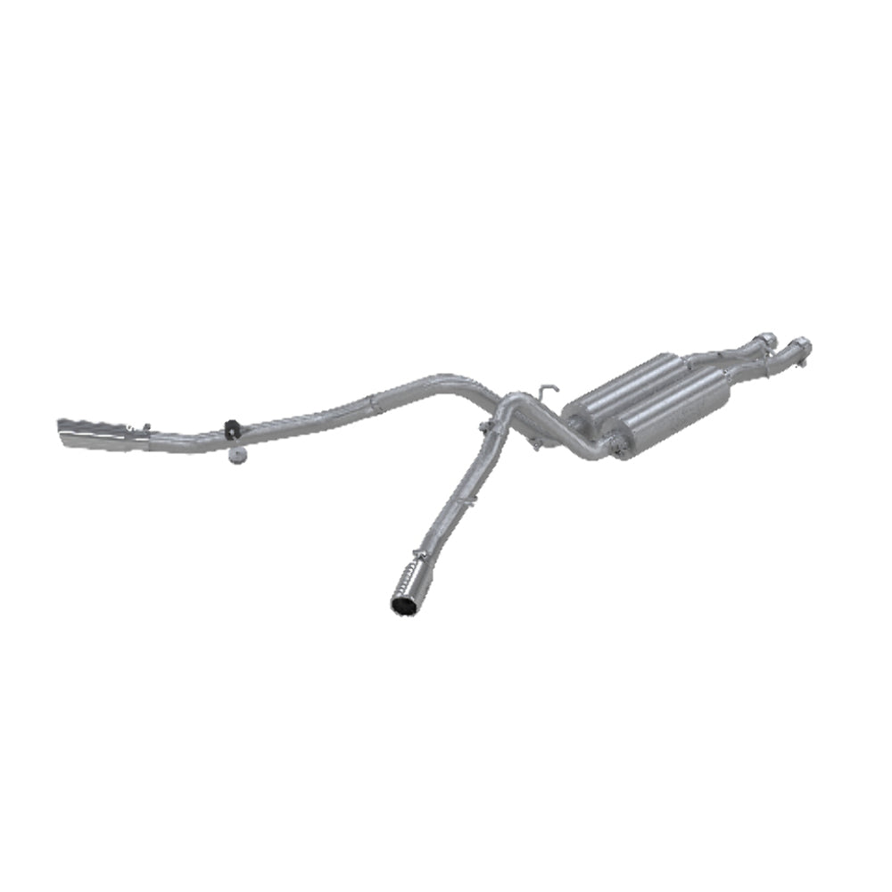 MBRP cat-back exhaust system fits Chevy Silverado 1500 Armor Plus Series T409 stainless steel S5008409