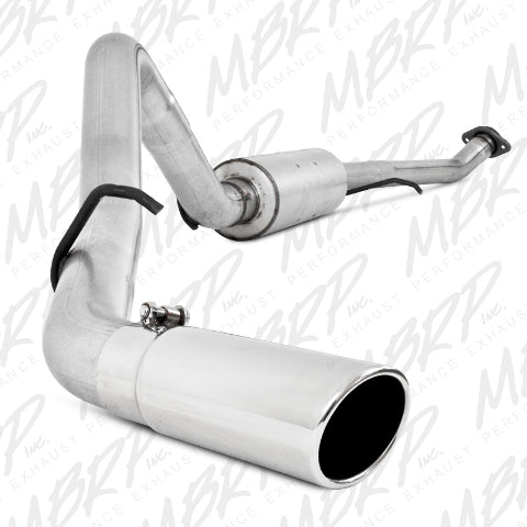 MBRP cat-back exhaust system fits 2003-2006 Chevy Silverado 1500 3 inch single side exit aluminized steel S5014AL