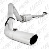 MBRP cat-back exhaust system fits 2003-2006 Chevy Silverado 1500 3 inch single side exit aluminized steel S5014AL