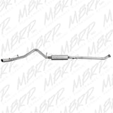 MBRP cat-back exhaust system fits 2003-2006 Chevy Silverado 1500 3 inch single side exit aluminized steel S5014AL