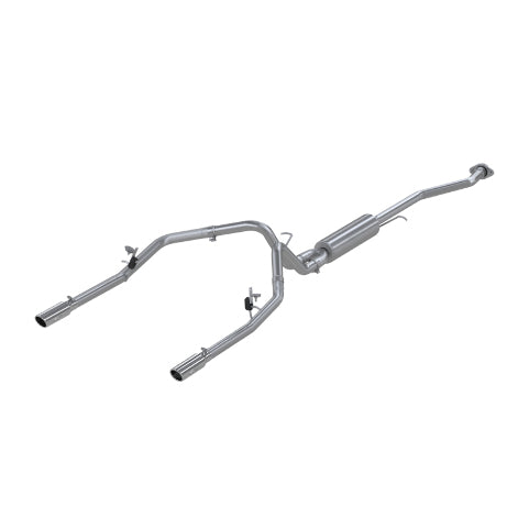 MBRP exhaust system fits Chevy Silverado 1500 dual split rear exit Armor Plus Series T409 stainless steel S5016409