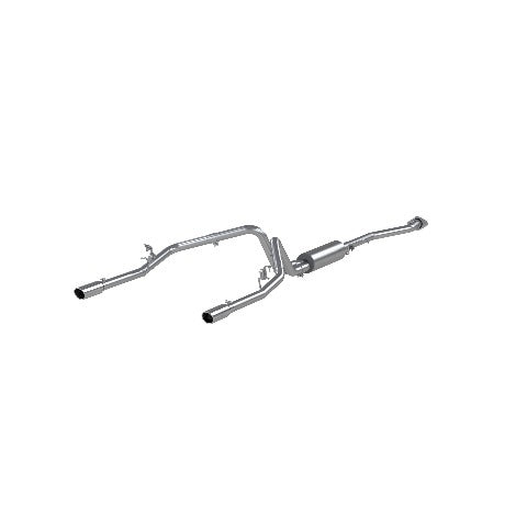 MBRP exhaust system fits Chevy Silverado 1500 dual split rear exit Armor Plus Series T409 stainless steel S5016409