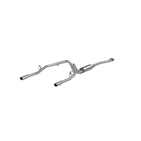 MBRP exhaust system fits Chevy Silverado 1500 dual split rear exit Armor Plus Series T409 stainless steel S5016409