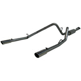 MBRP cat-back exhaust system fits Chevy Silverado 1500 dual split rear exit aluminized steel S5016AL