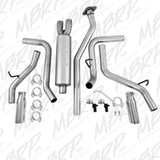 MBRP cat-back exhaust system fits Chevy Silverado 1500 2.5 inch aluminized steel S5018AL