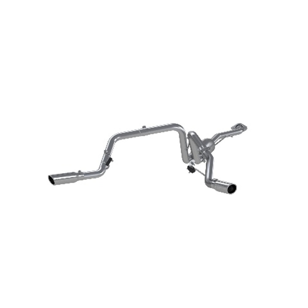 MBRP cat-back exhaust system fits Chevy Silverado 1500 2.5 inch aluminized steel S5018AL