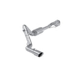 Fits 2019-24 Chevrolet Silverado 1500 3" Cat Back; Single Side; T304-S5019304