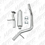 Fits 2000 Chevrolet Tahoe 3in. Cat Back; Single Side; AL - S5026P
