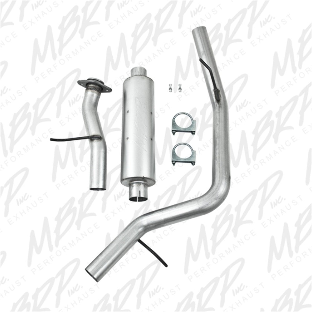 MBRP cat-back exhaust system fits 2000-2006 Chevy 3 inch single side exit aluminized steel S5026P