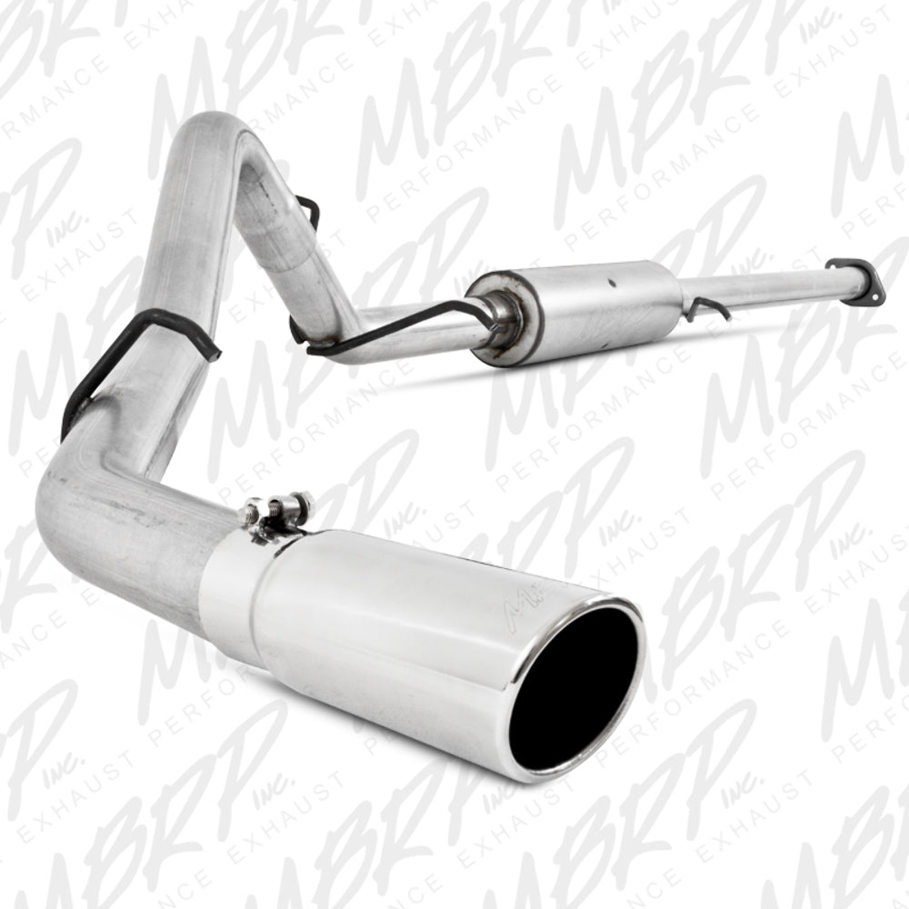 MBRP cat-back exhaust system fits Chevy Silverado 1500 3 inch single side exit aluminized steel S5036AL