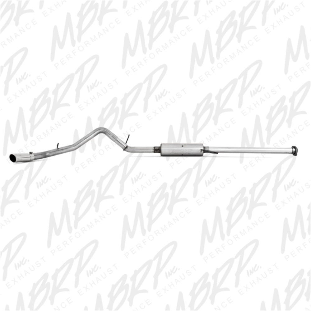 MBRP cat-back exhaust system fits Chevy Silverado 1500 3 inch single side exit aluminized steel S5036AL