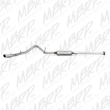 MBRP cat-back exhaust system fits Chevy Silverado 1500 3 inch single side exit aluminized steel S5036AL