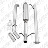MBRP cat-back exhaust system fits Chevy Silverado 1500 3 inch single side exit aluminized steel S5036AL