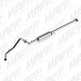 MBRP cat-back exhaust system fits Chevy Silverado 1500 3 inch single side exit aluminized steel S5036P