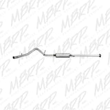 MBRP cat-back exhaust system fits Chevy Silverado 1500 3 inch single side exit aluminized steel S5036P