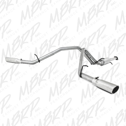 MBRP cat-back exhaust system fits Chevy Silverado 1500 aluminized steel S5038AL