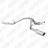 MBRP cat-back exhaust system fits Chevy Silverado 1500 aluminized steel S5038AL