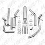 MBRP cat-back exhaust system fits Chevy Silverado 1500 aluminized steel S5038AL