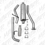 MBRP cat-back exhaust system fits 2004-2006 Chevy 2 inch single side exit aluminized steel S5046AL