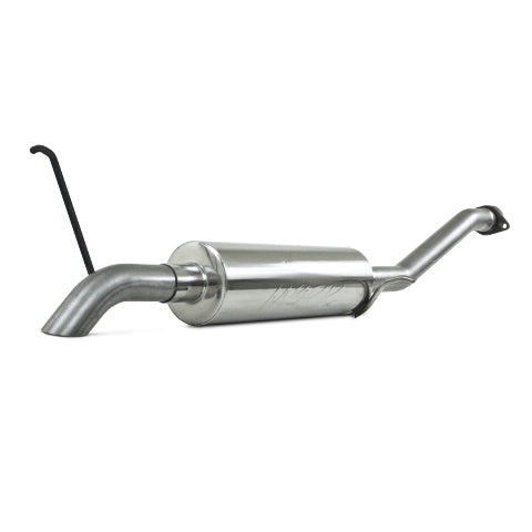 Fits 07-08 Chevrolet Colorado 2 1/2" Cat Back; Before Axle Turn Down; AL-S5052AL