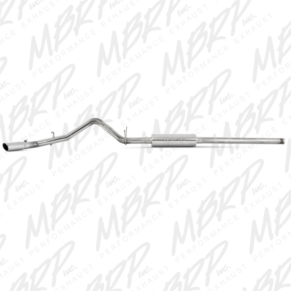 MBRP cat-back exhaust system fits 2009-2013 Chevy Silverado 1500 single side exit Armor Plus Series T409 stainless steel S5054409